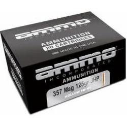 AMMOINC 357125JHP-A20     357 MG 125 JHP     20/10