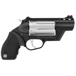 Taurus 2441029TCPLY Judge Public Defender 45 Colt (LC), 410 Gauge 5rd 2.50 Matte Stainless Cylinder Black Polymer Frame & Barrel Black Ribber Grip
