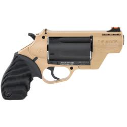Taurus 2-441021FDE Judge Public Defender 45 Colt (LC)/410 Gauge 5rd 2.50 Flat Dark Earth Barrel & Frame Matte Black Cylinder Black Ribber Grip