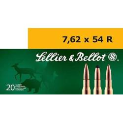 Sellier & Bellot 7.62x54mm Rimmed Russian Ammo 180 Grain Full Metal Jacket