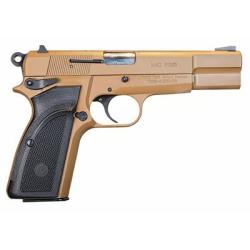EAA GIRSAN 390460 High Power MC P35  9mm Luger 15+1 4.63 Stainless Steel Barrel, Flat Dark Earth Serrated Slide, Flat Dark Earth Steel Frame, Black Checkered Polymer Grips, Ambidextrous