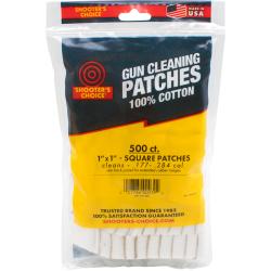 Otis 914500 Cleaning Patches  .177 - .284 Cal 1 Cotton 500 Per Pkg