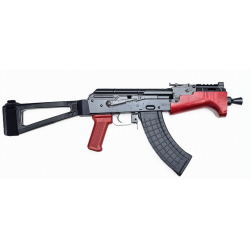 Pioneer Arms Micro Hellpup 7.62x39 AK Pistol w/ SB Tactical, Polish Red - PRAK0031KAKT