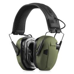 Savior Equipment Apollo Electronic Ear Protection, OD Green - EM-APOLLO-OG