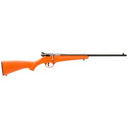 Savage Arms 13810 Rascal  22 LR Caliber with 1rd Capacity, 16.12 Barrel, Blued Metal Finish & Orange Synthetic Stock Right Hand (Youth)