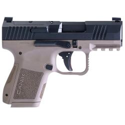 CANIK METE MC9 9MM BLACK AND FLAT DARK EARTH PISTOL - HG7620BDN