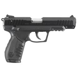 Ruger 3620 SR22  22 LR 10+1 4.50 Satin Stainless Steel Barrel, Black Anodized Aluminum/Serrated Slide, Black Polymer w/Picatinny Rail Frame, Black Interchangeable Backstrap Grips
