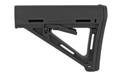 Magpul MAG400-BLK MOE Carbine Stock Black Synthetic for AR-15, M16, M4 Mil-Spec Tube (Tube Not Included)