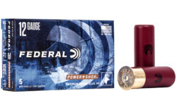 Federal F127RS Power-Shok Shotshell 12 Gauge 2.75 1 oz Rifled Slug Shot 5 Per Box/ 50 Cs