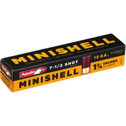 Aguila 1C128968 Minishell  12 Gauge 1.75 5/8 oz 7.5 Shot 20 Per Box/25 Cs