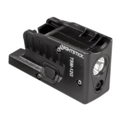 Nightstick TSM12G TSM-12G Weapon Light w/Laser Matte Black Polymer Compatible w/Glock 26/27/33/39 Handgun, 150 Lumens White LED Bulb/Green Laser, 104 Meters Beam