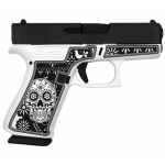 GLOCK 43X FS 9MM PISTOL Sugar Skull Black & White