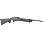 Ruger 10/22 Carbine .22 LR 18.5" Barrel 10-Rounds Semi-Auto Satin Black Rifle - 31210 (Scope Base Adapter, Black Synthetic Stock) Ruger 10/22 Carbine .22 LR 18.5" Barrel 10-Rounds Semi-Auto Satin Black Rifle - 31210 (Scope Base Adapter, Black Synthetic Stock)
