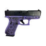 Glock G43X Custom 9mm Mandala Purple Pearl Pistol - PX4350201MDLPP