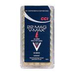 CCI 0073 VMAX  22 WMR, 30 gr, Hornady V-Max/ 50 Per Box/ 40 Cs