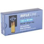 15 rds ppu 123gr brasss case