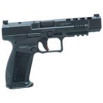 Canik HG6594N Mete SFx 9mm Luger 5.20 20+1,18+1 Overall Black Finish with Serrated Nitride Steel with Optic Cut Slide, Interchangeable Backstrap Grip & Picatinny Rail