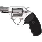 Charter Arms 53820 Undercover Lite Compact 38 Special, 5 Shot 2 Stainless Steel Barrel & Cylinder, Anodized Aluminum Frame w/Black Finger Grooved Rubber Grip, Exposed Hammer