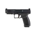 Canik HG6595N Mete SFT 9mm Luger 18+1/20+1 4.46 Black Match Grade Barrel, Black Nitride Optic Ready/Serrated Steel Slide, Black Polymer Frame w/Picatinny Rail, Black Polymer Grips Right Hand