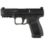 Canik HG5637N Mete SF 9mm Luger 15+1 4.08 Barrel, Black Polymer Frame w/Picatinny Accessory Rail, Serrated Optic Cut  Steel Slide, Interchangeable Backstrap Grip, Includes 2 Magazines & Holster