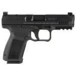 Canik HG5637N Mete SF 9mm Luger 15+1 4.08 Barrel, Black Polymer Frame w/Picatinny Accessory Rail, Serrated Optic Cut  Steel Slide, Interchangeable Backstrap Grip, Includes 2 Magazines & Holster