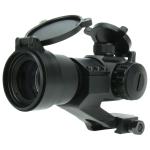 TacFire RD004 RD004 Red Dots Black Anodized 1x30mm 2MOA Red/Green Dual Illuminated Dot Reticle