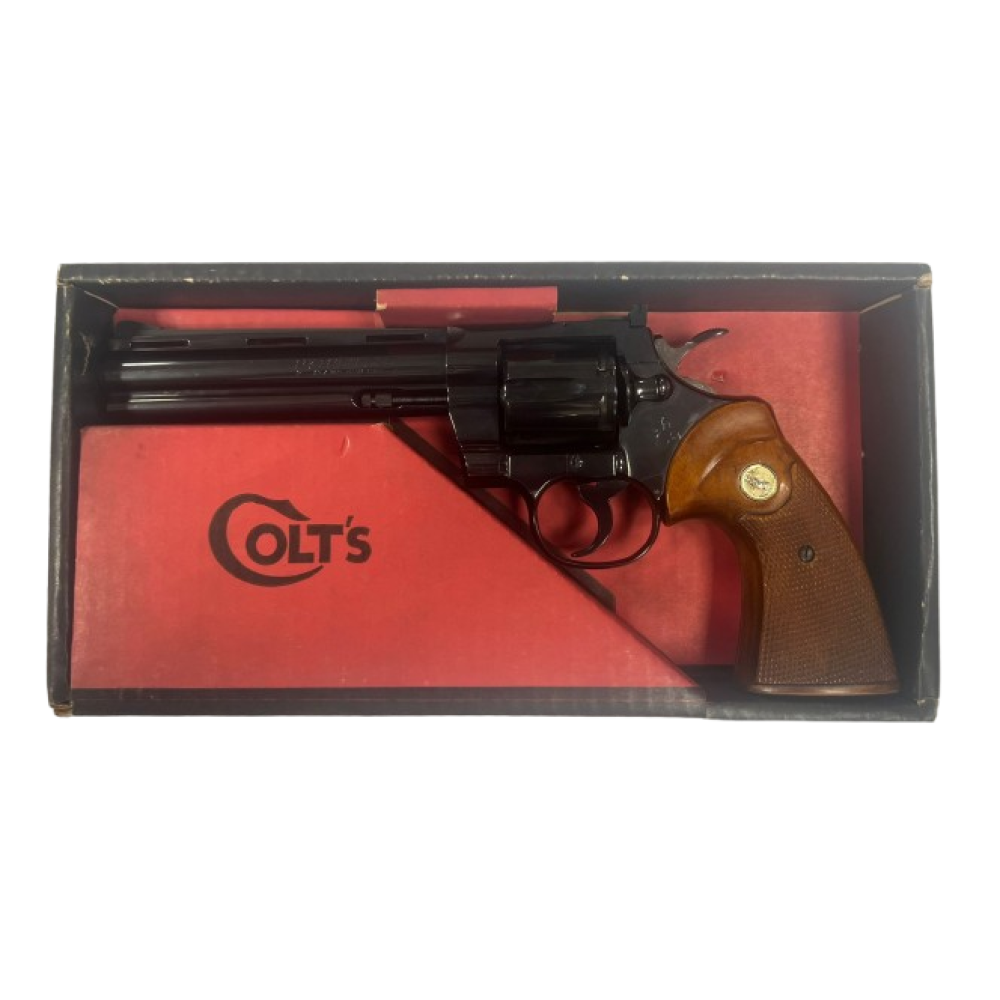 1970 Colt Python .357 Magnum DA/SA Black Revolver