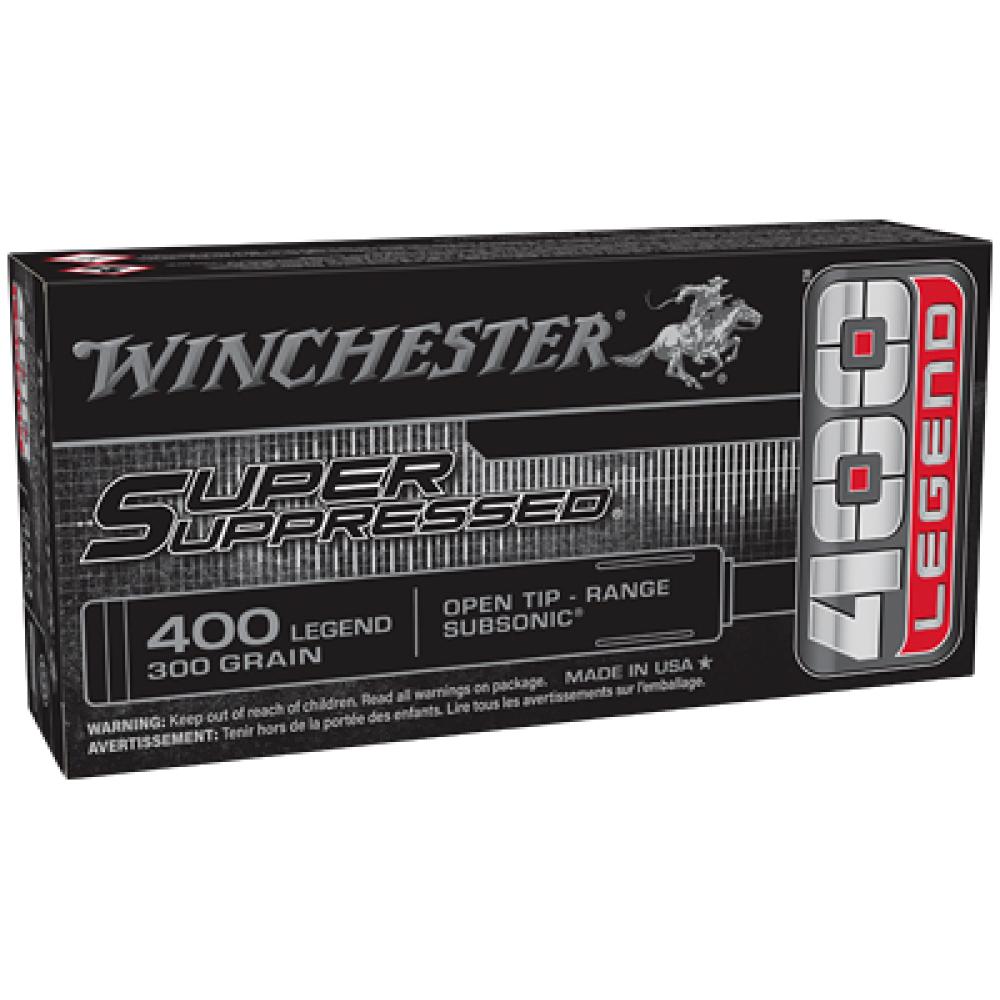 Winchester SUPER SUPRESSED 400 LEGEND 300GR FMJOT 20RDS SUP400