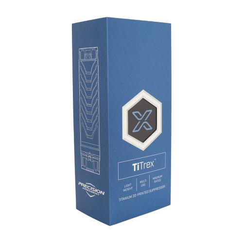 Precision Armament, TiTrex Suppressor, 300Cal-Ti Core (Dark-Ti)