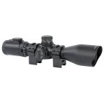 UTG, Accushot Precision Series Rifle Scope, 3-12X44, Illuminated Mil-Dot Reticle, EZ-TAP Rings