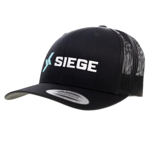 SIEGE Snapback Hat - Black