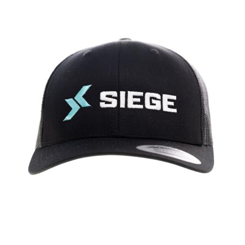 SIEGE Snapback Hat - Black