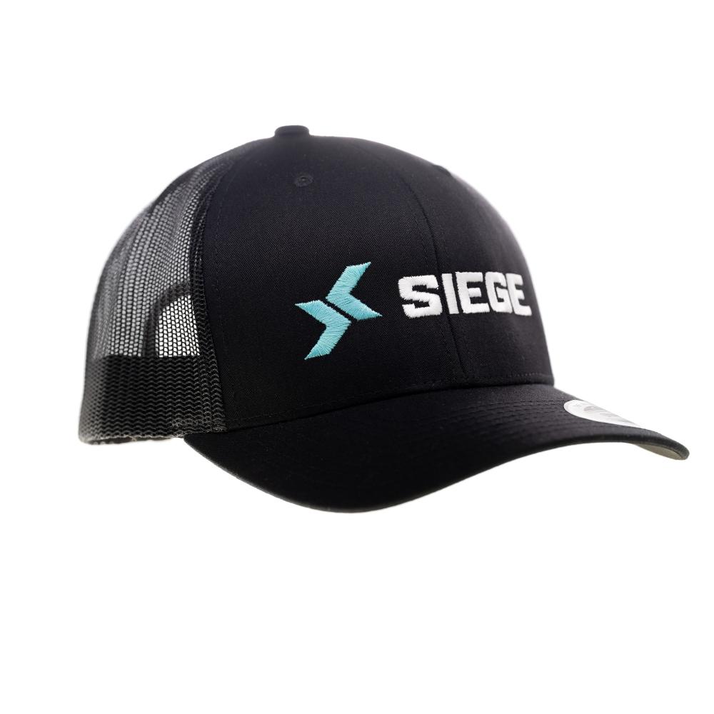 SIEGE Snapback Hat - Black