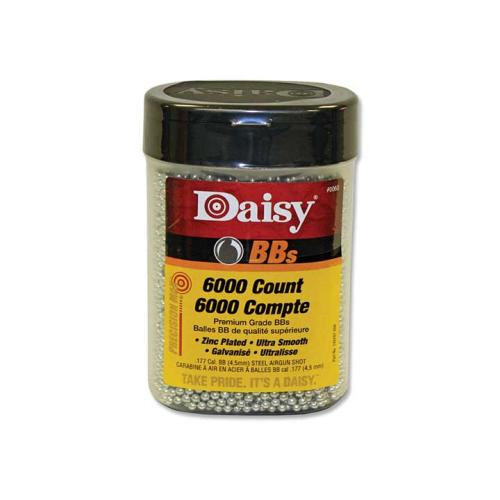 Daisy Zink Plated “Silver” BBs (6000 Count)