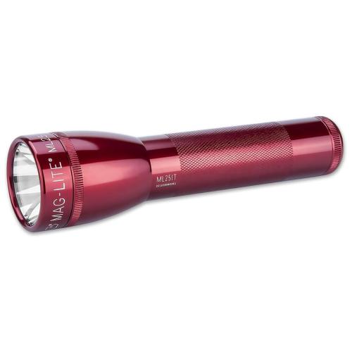 Maglite Incandescent 2-Cell C Xenon Flashlight (Red)