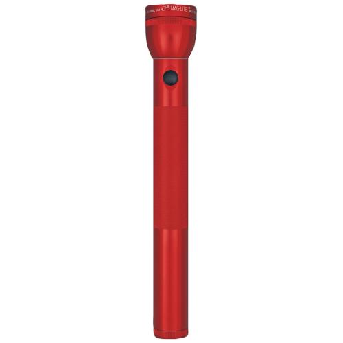 MAGLITE Xenon 4-Cell D Flashlight, Red (Gift Box)