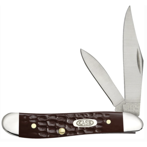 CASE PEANUT JIGGED BROWN SYNTHETIC