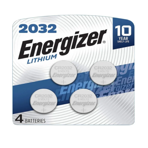 CR 2032 Lithium Batteries 4/Pack