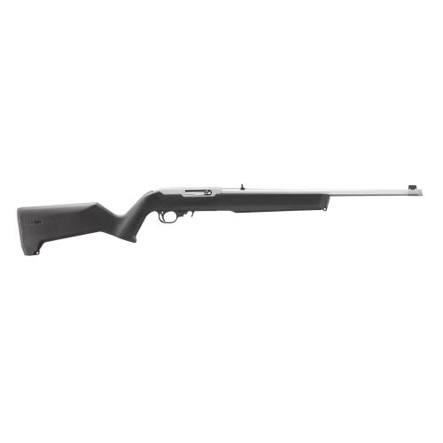 Ruger 10/22® Carbine .22 LR — Magpul MOE® X-22 Stock, 18.5" Clear Satin Stainless Threaded Barrel (1/2x28), Gold Bead Sights, Optics-Ready, 10+1