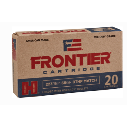 Hornady Frontier 223 Rem 68 Grain BTHP Match