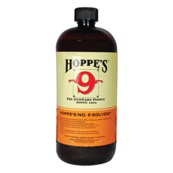 Hoppe's 932 No. 9 Bore Cleaner Removes Carbon, Powder & Lead Fouling Child Proof Cap  1 Quart (32 OZ) Bottle