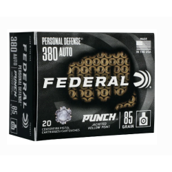 FEDERAL PUNCH 380 85GR JHP