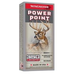 Winchester Super-X Power-Point .350 Legend — 180gr Soft Point, ~2,100 FPS, 20-Round Box