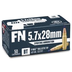 FN AMMO SS197SR 5.7X28 40GR HORN VMAX 50/10