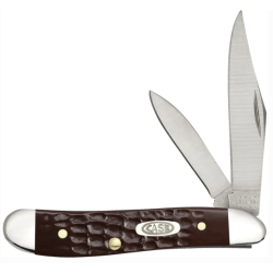 CASE PEANUT JIGGED BROWN SYNTHETIC