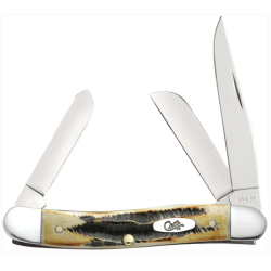 CASE MEDIUM STOCKMAN BONE STAG