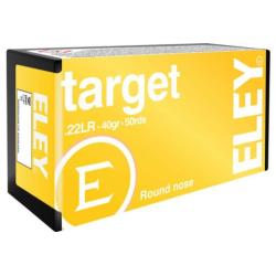 ELEY TARGET 22LR 40GR RN 50RD 100BX/CS