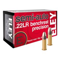 ELEY PRECISION 22LR 40GR SEMI AUTO BENCHREST 50RD 100BX/CS