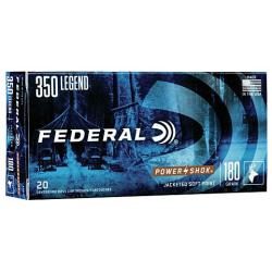 FEDERAL POWER-SHOK 350 LEGEND 180GR SP 20RD 10BX/CS