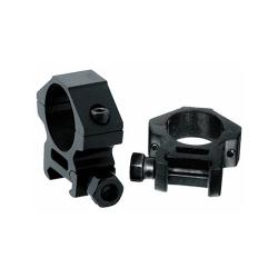 UTG RINGS 30MM LOW PROFILE MATTE BLACK PICATINNY/WEAVER
